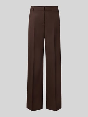 wide fit broek met viscose Shop The Look MANNEQUINE