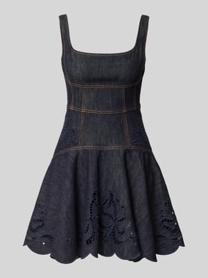 Minijurk in denimlook Shop The Look MANNEQUINE