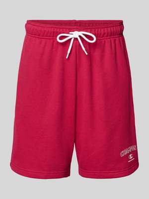 Sweatshorts mit Logo und elastischem Bund Shop The Look MANNEQUINE