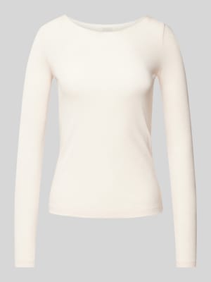 Longsleeve mit U-Boot-Ausschnitt Shop The Look MANNEQUINE