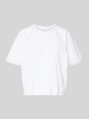 Relaxed Fit T-Shirt mit Rundhalsausschnitt Shop The Look MANNEQUINE