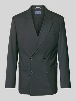Slim Fit Sakko mit aufgesetzten Eingrifftaschen Shop The Look MANNEQUINE