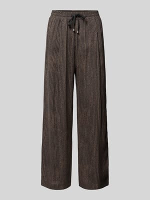 Spodnie materiałowe o skróconym kroju model ‘MAHOLA’ Shop The Look MANNEQUINE