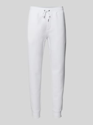 Slim Fit Sweatpants mit Tunnelzug Shop The Look MANNEQUINE
