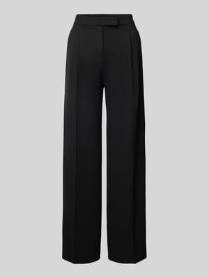 Wide leg pantalon met bandplooien Shop The Look MANNEQUINE