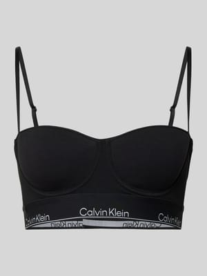 Balconette BH mit Logo-Stitching Shop The Look MANNEQUINE
