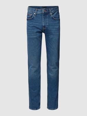 Straight Fit Jeans im 5-Pocket-Design Modell 'DENTON' Shop The Look MANNEQUINE