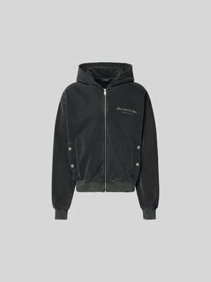 Oversized Jeansjacke aus Baumwoll-Mix Shop The Look MANNEQUINE