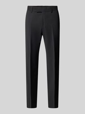 Regular Waist Business-Hose aus Wolle mit Bügelfalte Shop The Look MANNEQUINE