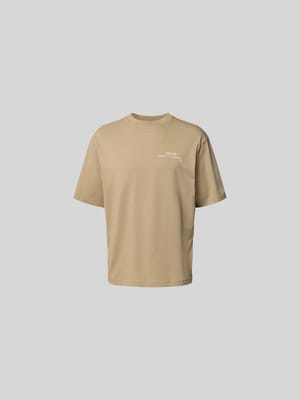 Relaxed Fit T-Shirt aus reiner Baumwolle Shop The Look MANNEQUINE