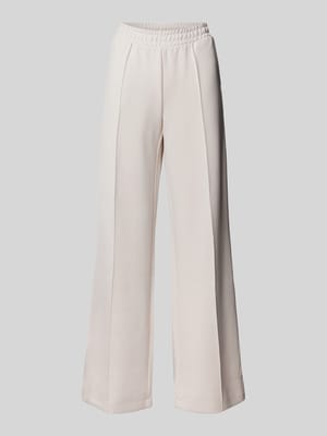 Wide Leg Sweatpants mit fixierten Bügelfalten Shop The Look MANNEQUINE