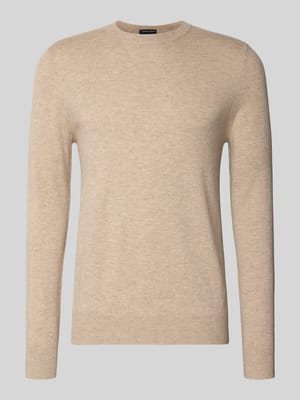 Gebreide pullover van een mix van wol en kasjmier Shop The Look MANNEQUINE
