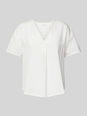 Blouseshirt met V-hals, model 'PRISILLA' Shop The Look MANNEQUINE