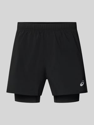Shorts im 2-in-1-Look mit Logo Shop The Look MANNEQUINE