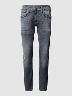 Straight fit jeans met stretch, model 'John' Shop The Look MANNEQUINE