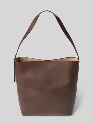 Beuteltasche aus echtem Rindsleder Shop The Look MANNEQUINE