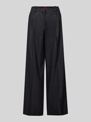 Wide Leg Leinenhose mit Eingrifftaschen Modell 'Halati' Shop The Look MANNEQUINE