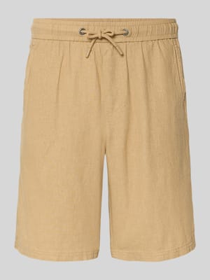 Shorts aus Leinen-Viskose-Mix Modell 'MALVIN' Shop The Look MANNEQUINE