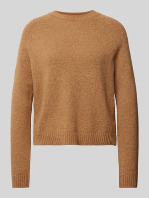 Gebreide pullover van alpacamix met ronde hals Shop The Look MANNEQUINE