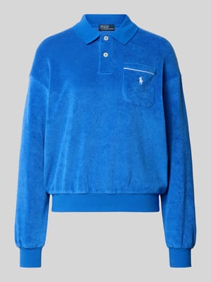 Regular Fit Poloshirt aus Baumwoll-Mix Shop The Look MANNEQUINE