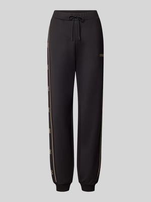 sweatpants met labeldetail model 'OCTAVIA' Shop The Look MANNEQUINE