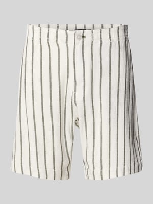 Regular Fit Shorts mit Strukturmuster Modell 'Resort' Shop The Look MANNEQUINE