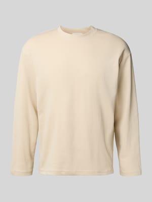 Loose fit shirt met lange mouwen van katoenmix, model 'LOOSEOSCAR' Shop The Look MANNEQUINE