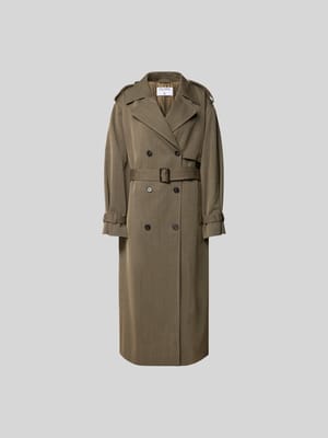 Trenchcoat mit Reverskragen Shop The Look MANNEQUINE