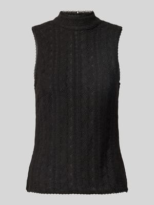 Slim Fit Blusentop mit Stehkragen Modell 'IVEYLOR' Shop The Look MANNEQUINE