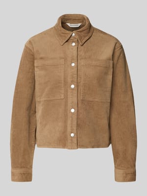 Overhemdblouse met drukknoopsluiting, model 'Arcelle' Shop The Look MANNEQUINE