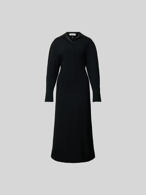 Midikleid mit Resortkragen Shop The Look MANNEQUINE