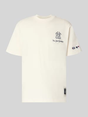 Relaxed Fit T-Shirt aus reiner Baumwolle Shop The Look MANNEQUINE