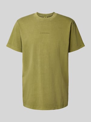 T-Shirt mit Label-Patch Shop The Look MANNEQUINE