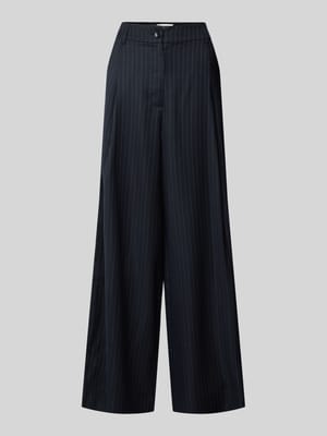 Wide Leg Anzughose mit Bundfalten Shop The Look MANNEQUINE