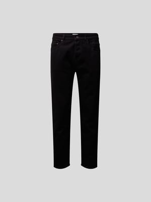 Straight Fit Jeans mit Brand-Details Shop The Look MANNEQUINE