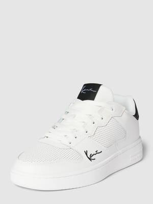 Sneakers met labeldetails, model 'Classic' Shop The Look MANNEQUINE