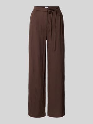 Stoffhose aus Lyocell-Mix mit Schnürung Shop The Look MANNEQUINE