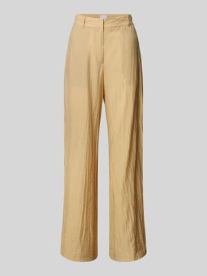 Hose aus Viskose-Mix in Crinkle-Optik Shop The Look MANNEQUINE