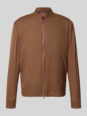 Regular Fit Jacke mit Viskose-Anteil Shop The Look MANNEQUINE
