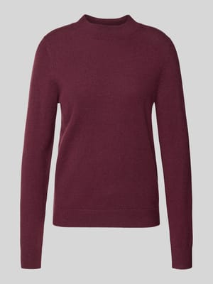 Sweter z dzianiny z mieszanki wełny i kaszmiru z okrągłym dekoltem Shop The Look MANNEQUINE