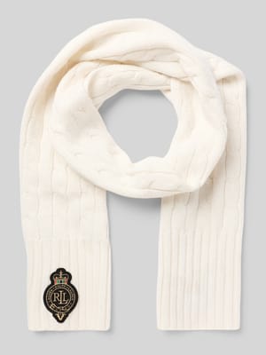 Szal z detalem z logo Shop The Look MANNEQUINE