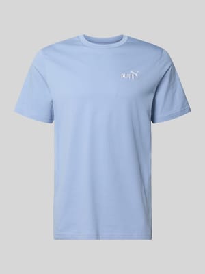 Regular Fit T-Shirt mit Logo-Stitching Shop The Look MANNEQUINE