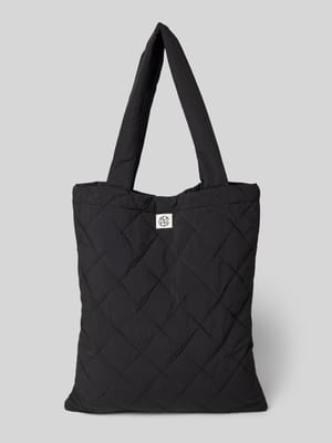 Tote Bag mit Label-Detail Modell 'SASJA' Shop The Look MANNEQUINE