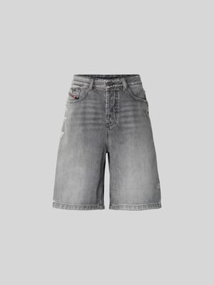Relaxed Fit Jeansshorts aus Baumwolle Shop The Look MANNEQUINE