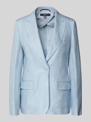 Shaped fit blazer van puur linnen model 'NALUT' Shop The Look MANNEQUINE
