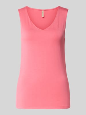 Top mit V-Ausschnitt Modell 'Marica' Shop The Look MANNEQUINE
