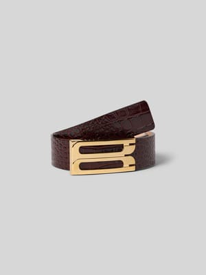 Gürtel mit Schlangenmuster Shop The Look MANNEQUINE