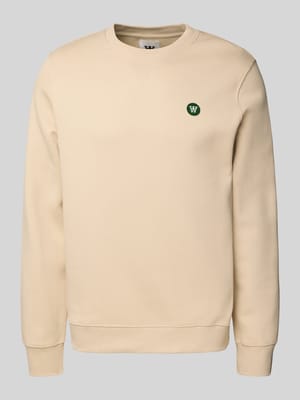 Sweatshirt mit Logo-Badge Modell 'Tye' Shop The Look MANNEQUINE