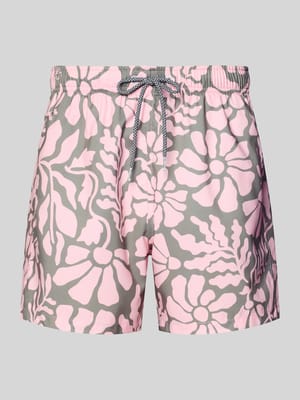 Badehose im Allover-Look Modell 'Melo' Shop The Look MANNEQUINE
