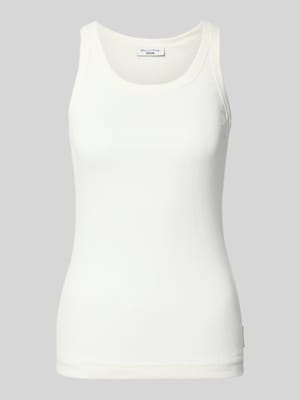 Slim fit tanktop van katoenmix  Shop The Look MANNEQUINE
